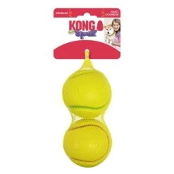 Balles KONG Squeezz Tennis (Lot De 2) 8 Balles KONG Squeezz Tennis (Lot De 2) -Animalin Boutique balles kong squeezz tennis lot de 2 2