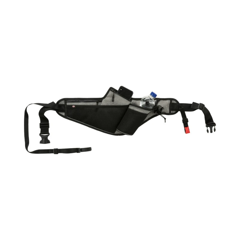 Ceinture De Jogging Avec Laisse (Coloris Noir/Gris 70-130 Cm) 5 Ceinture De Jogging Avec Laisse (Coloris Noir/Gris 70-130 Cm) – Image 3