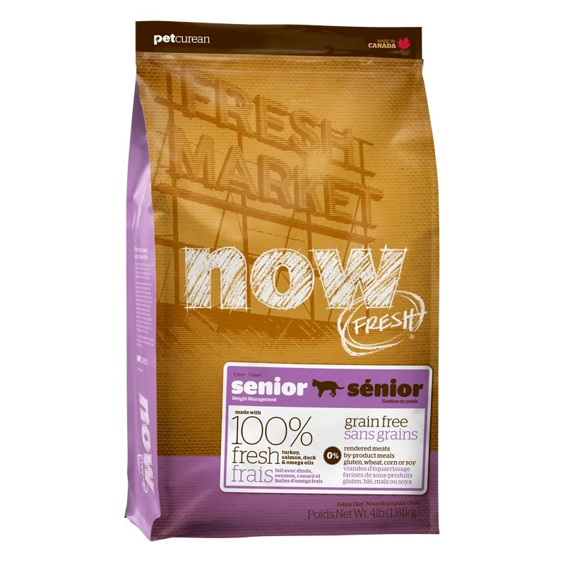 Croquettes Pour Chats Seniors Now Fresh Sans Céréales (1,8 Ou 3,6 Ou 7,3 Kilos) 3 Croquettes Pour Chats Seniors Now Fresh Sans Céréales (1,8 Ou 3,6 Ou 7,3 Kilos)