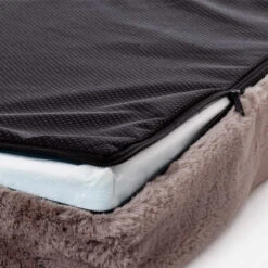 Memofluff – Lit Orthopédique Pour Chien En Mousse à Mémoire De Forme (2 Tailles) -Animalin Boutique memofluff lit orthopedique pour chien en mousse a memoire de forme 2 tailles 4